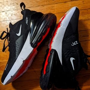Nike Black and White Air270s